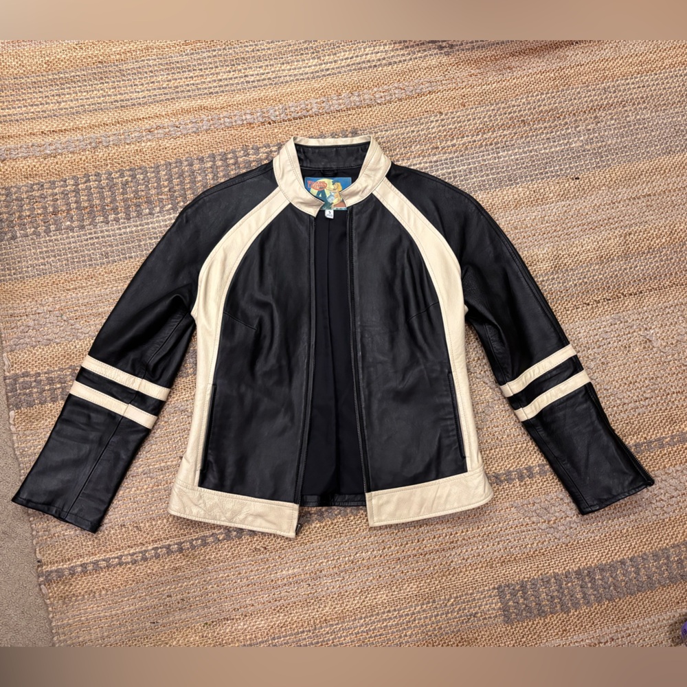 Vintage Wilson's Leather motorcycle jacket